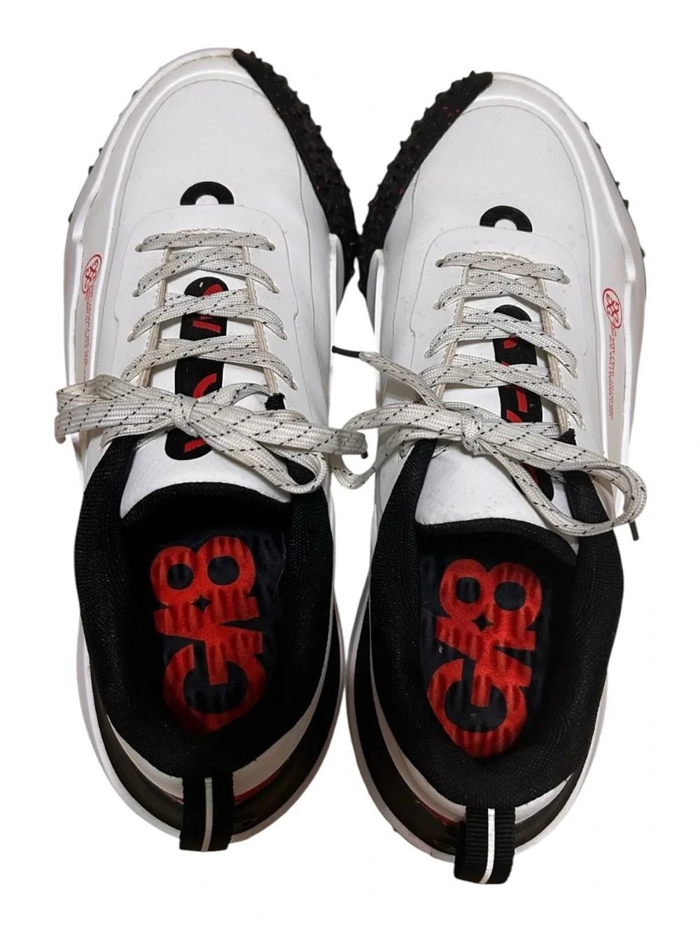 Men’s G/FORE G/18 Golf Shoes - Snow/Onyx EUC size 12